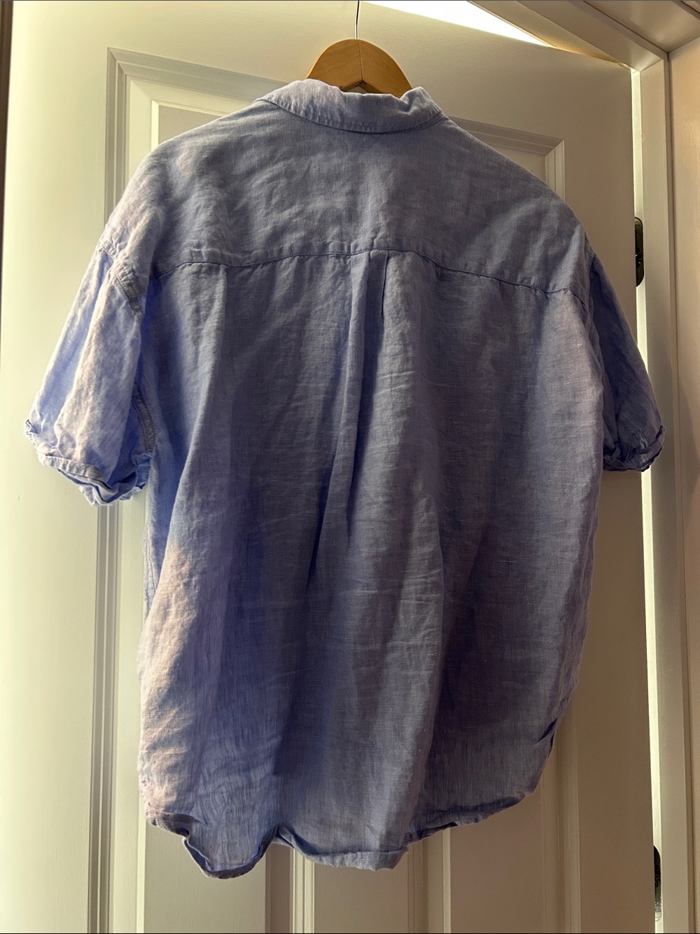 J. Crew Baird McNutt Irish Linen Button-Up Shirt - Light Blue - Picture 5 of 5